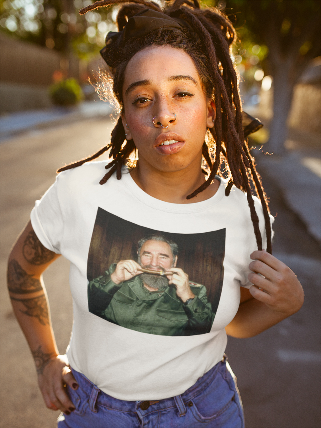 Fidel Castro Cigar Tee