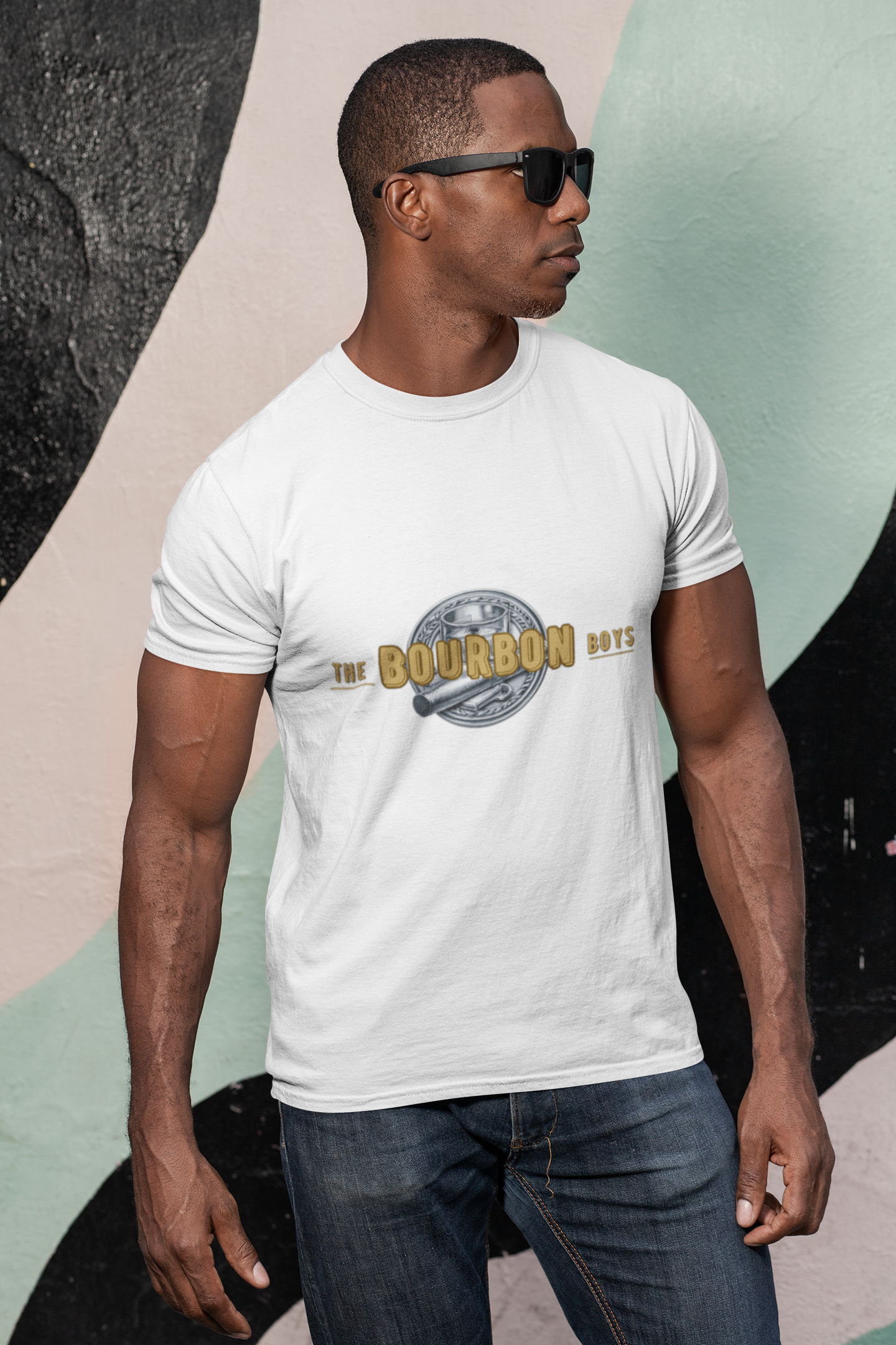 The Bourbon Boys Gold Tee