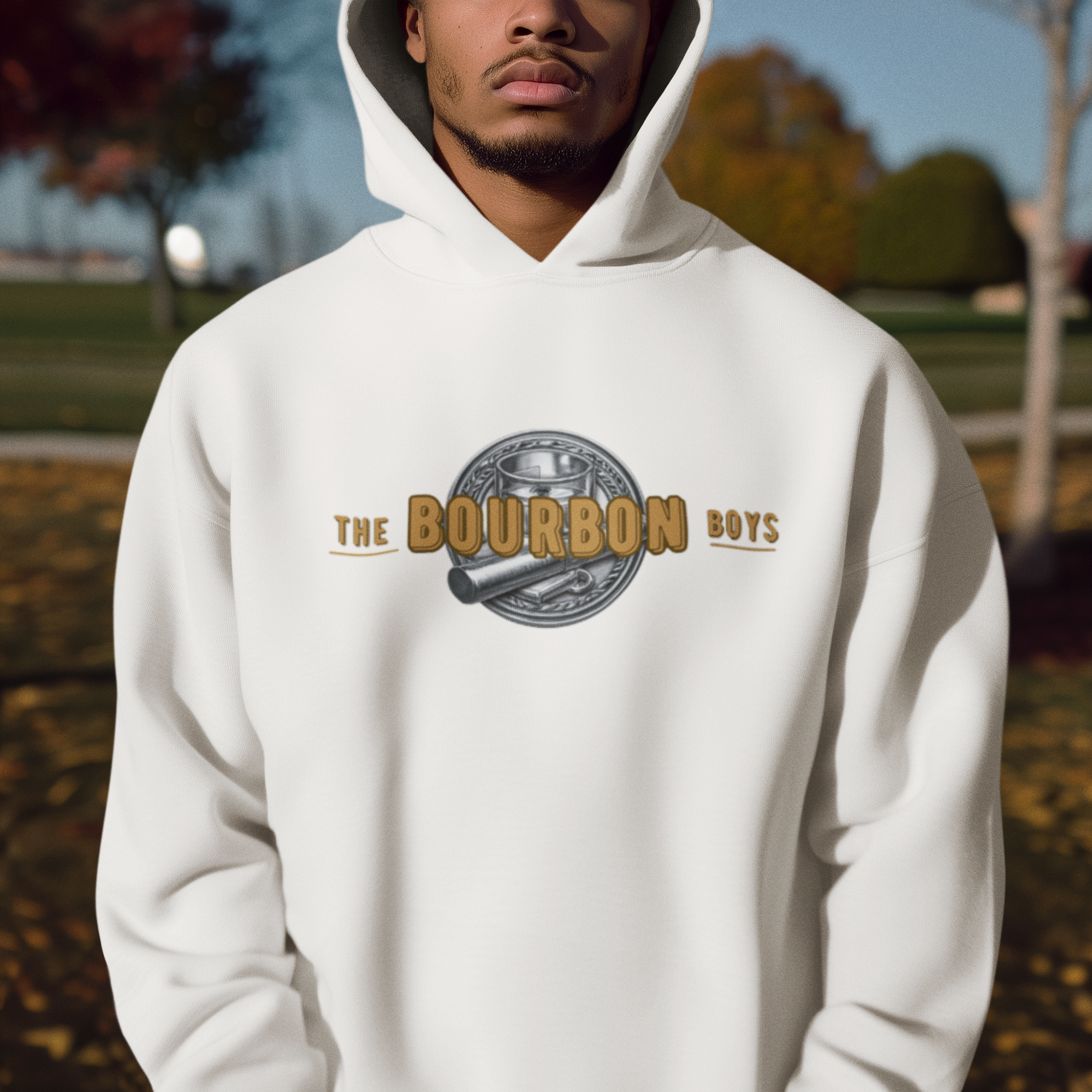 The Bourbon Boys Gold Logo Hoodie