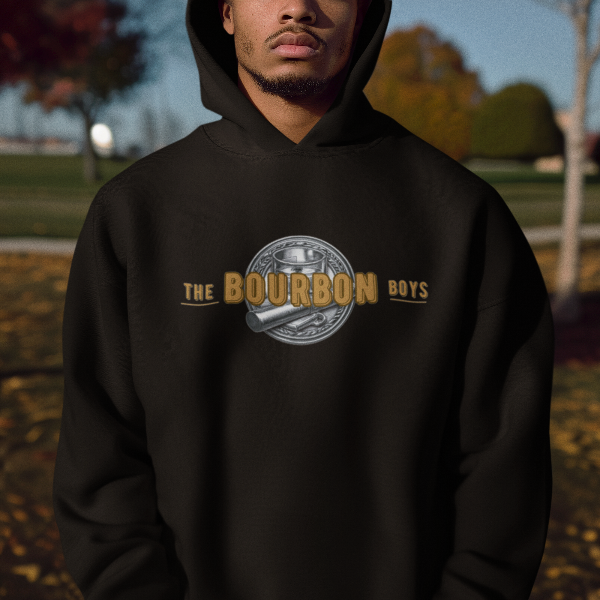 The Bourbon Boys Gold Logo Hoodie