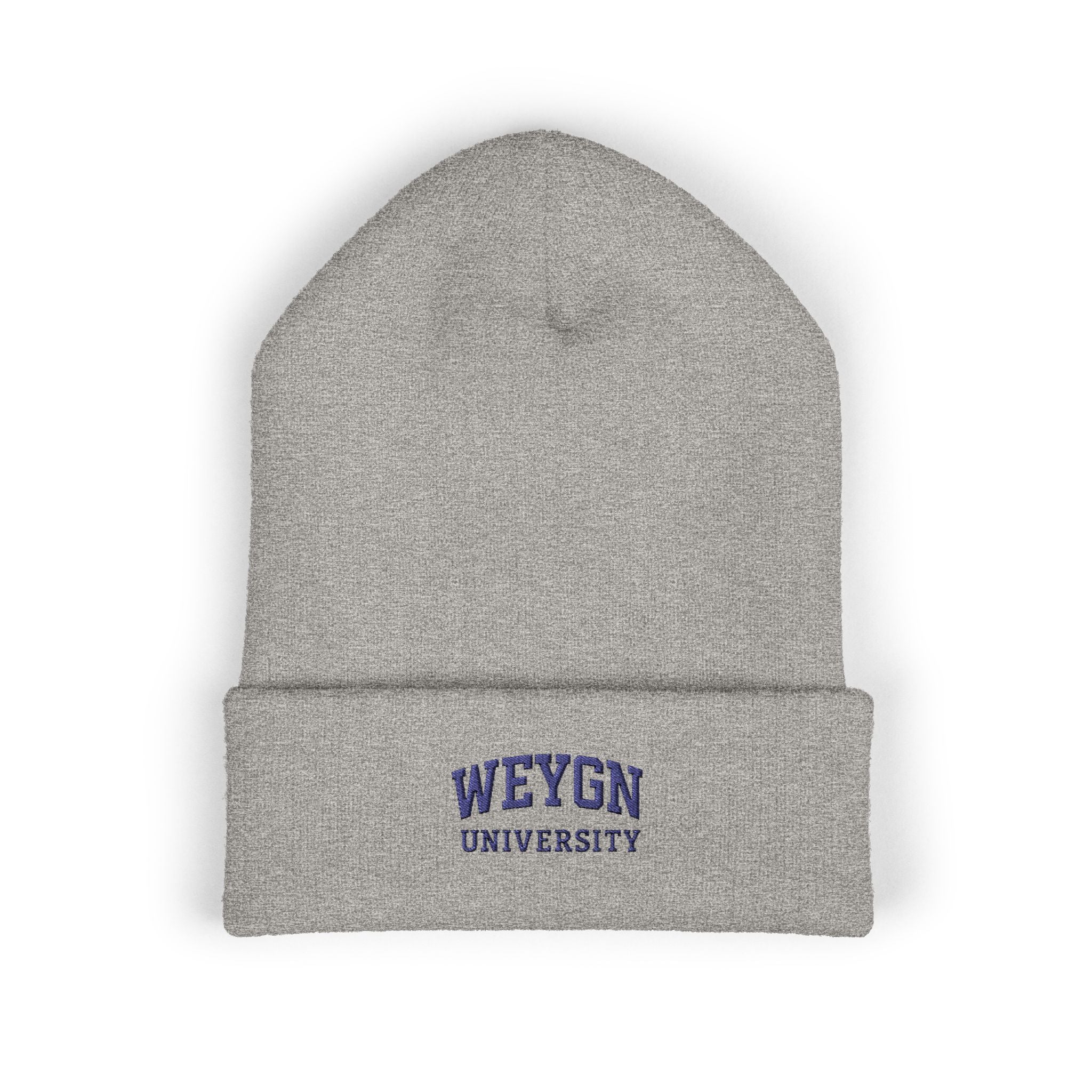 Weygn University Embroidered Cuffed Beanie